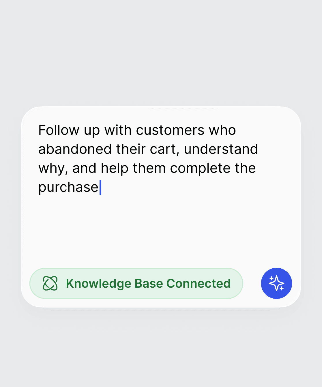 Create campaign in seconds